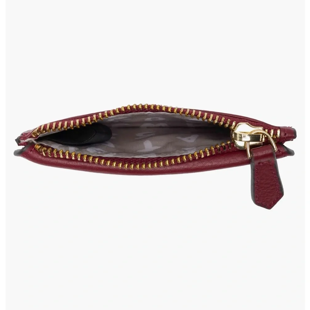 AMIEE Kestenberg Calgary Wallet Elegant Red Leather 2026